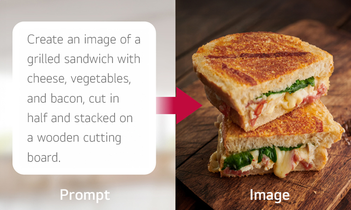 An image showcasing the Gen AI feature for generating an entirely new image.